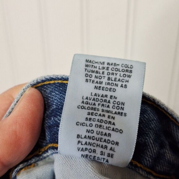 Arizona Jean Co Junior Women’s  Flare Leg Jeans‎ Size 15 Medium Wash High Rise - Picture 14 of 14